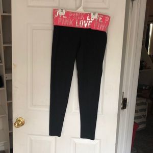 Black Victoria secret PINK yoga pants